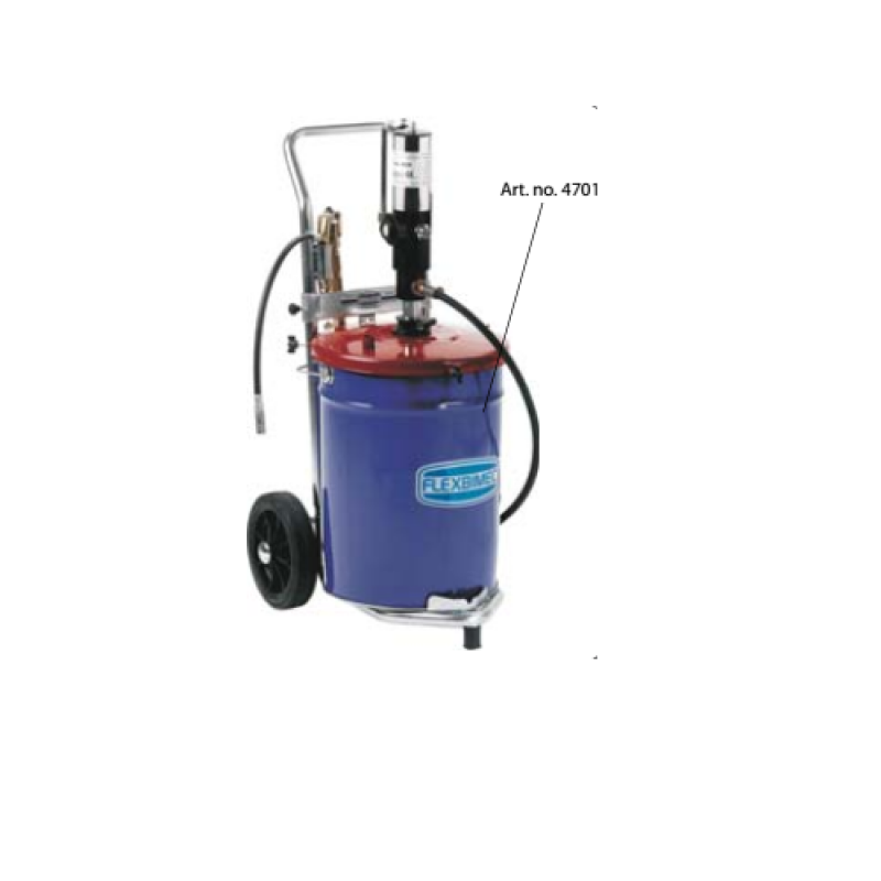 Thùng chứa mỡ 20KG - Phụ kiện dùng cho thiết bị bơm mỡ Model:4920C