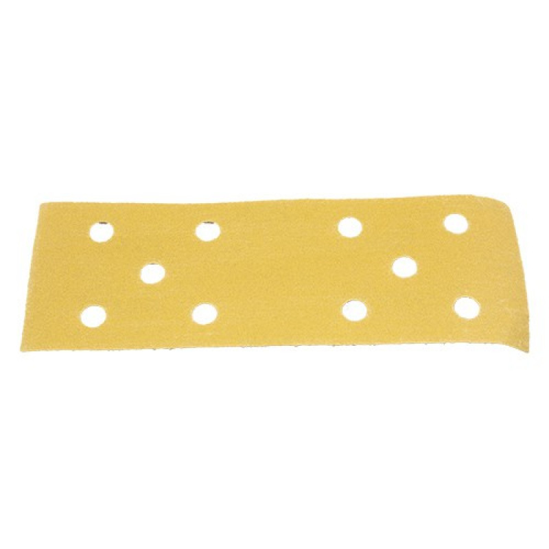 Giấy nhám máy P180, 70x198mm (10 lỗ-màu vàng)