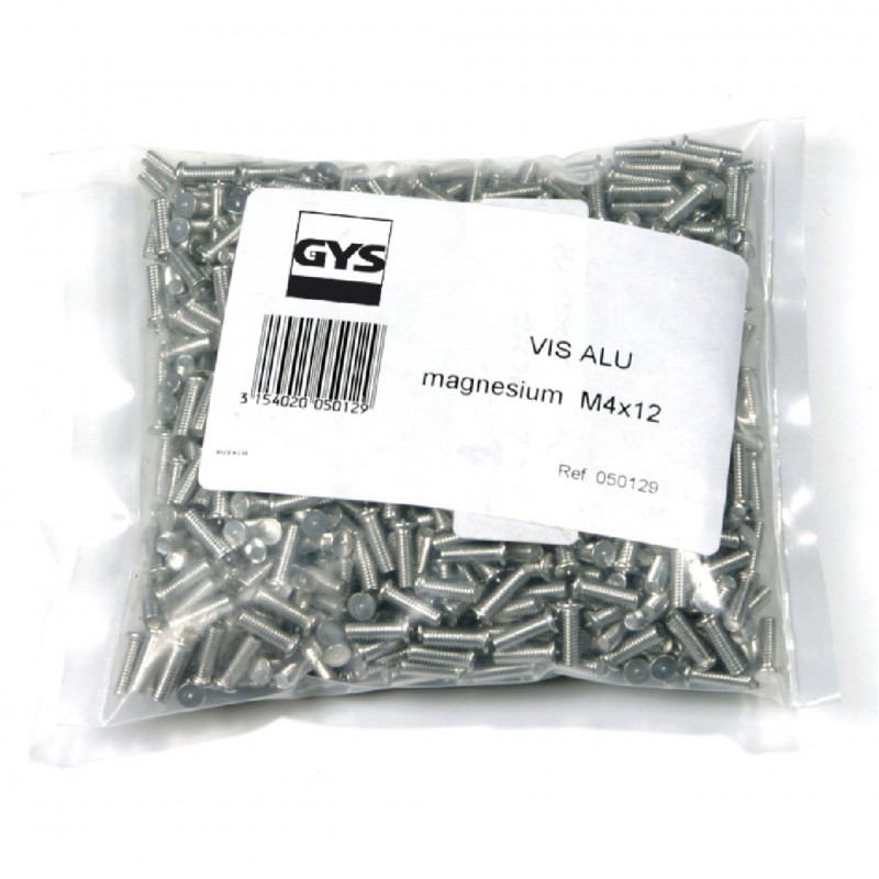 Đầu điện cực vít nhôm magie M4x12 mm (Cho máy hàn giật nhôm)