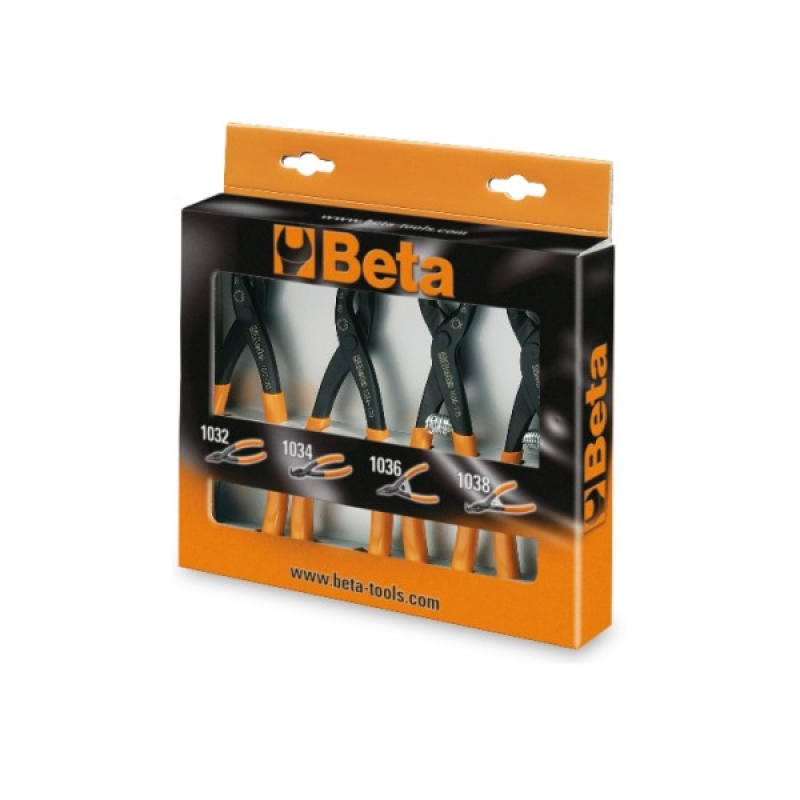Bộ kìm phanh trong, ngoài, 4 chi tiết, cỡ 19-60 mm