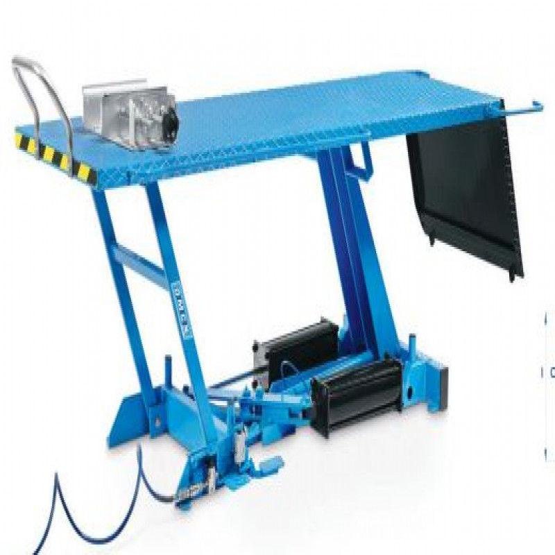 Bàn nâng xe máy lắp nổi 500kg (kẹp/chặn bánh xe)