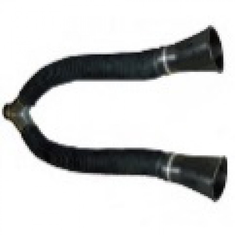 Bộ đầu hút kiểu 2 ống xả, đường kính ống 100mm, dùng để xả khí xả ô tô, vật liệu bằng cao su Model: Y75/BGT/75
